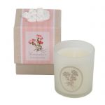 Carnation Single Candle in Gift Box