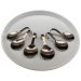 Amuse lepeltjes set6 nickle