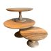 Cake stand on feet hg 11 ø 21cm wood