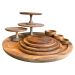 Cake stand on feet hg 11 ø 21cm wood