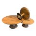 Cake stand on feet hg 11 ø 21cm wood