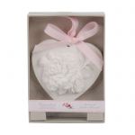 Carnation Heartshape Scented Ornament w/Fragance