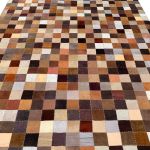 Carpet Leather 160x230cm Brown/tan