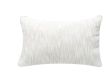 cushion pure cotton linen white 50x30cm