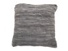 cushion recycled leather stonegrey 45x45cm double sided
