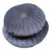 Cushion round 50 cm velvet Majolica blue with gold thread