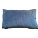 Cushion velvet night blue 60x40cm sequins