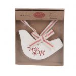 Orange Cinnamon Bird Ornament in giftbox