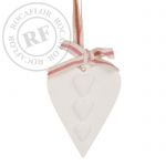 Orange Cinnamon Heart Small w/3 inner hearts (on ribbon)