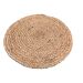 Placemat jute braided natural round ø 38 cm