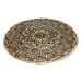 Placemat Jute Lotus print copper round ø 38 cm