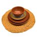 Placemat Jute Ocher round 38 cm