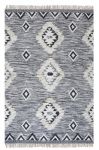 Rug Macrame Wool Black/White 244x 305cm