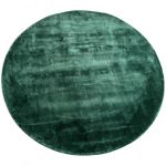 Rug Tencel Forestgreen round ø 200 cm