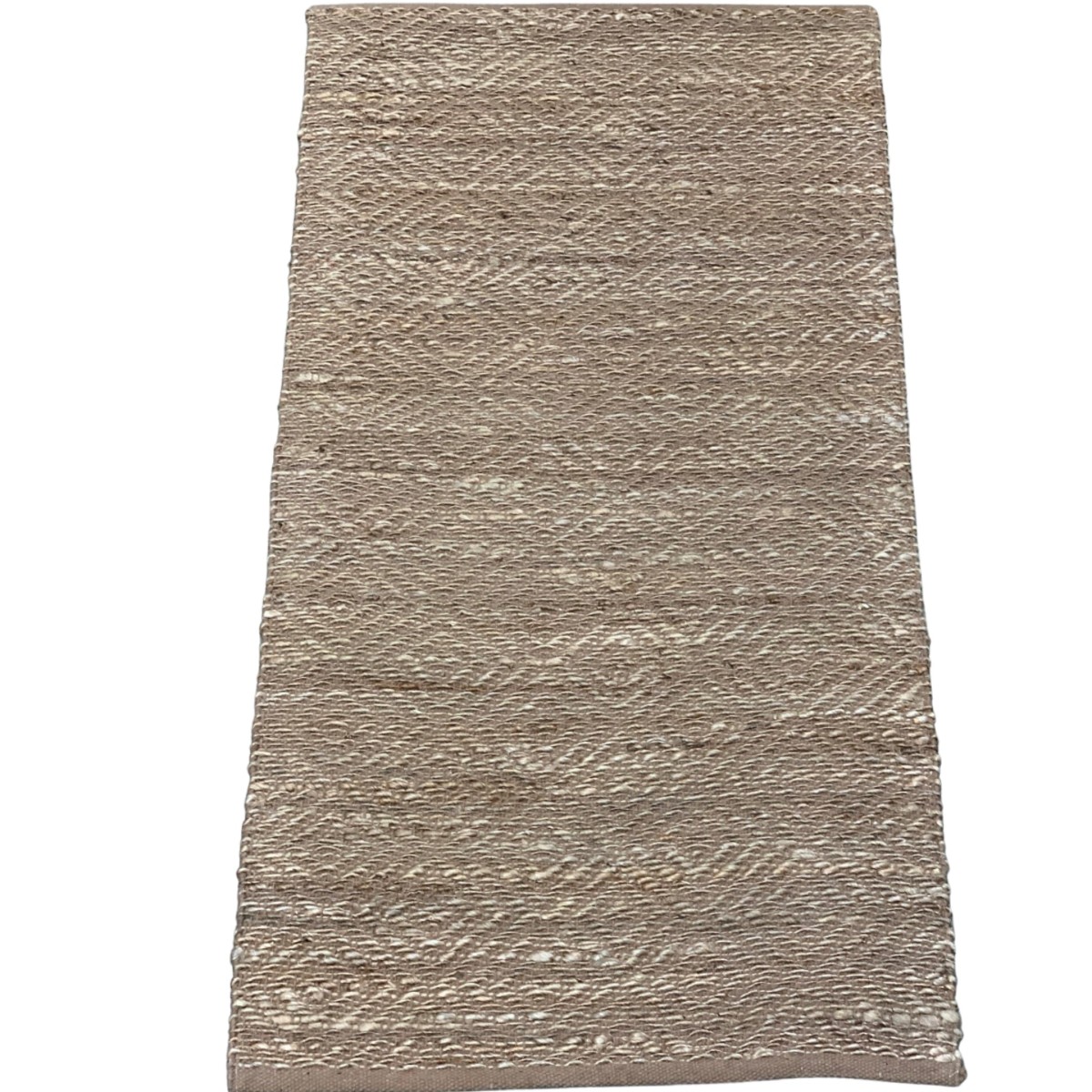 Vloerkleed 250x350cm rechthoekig jute geweven diamant